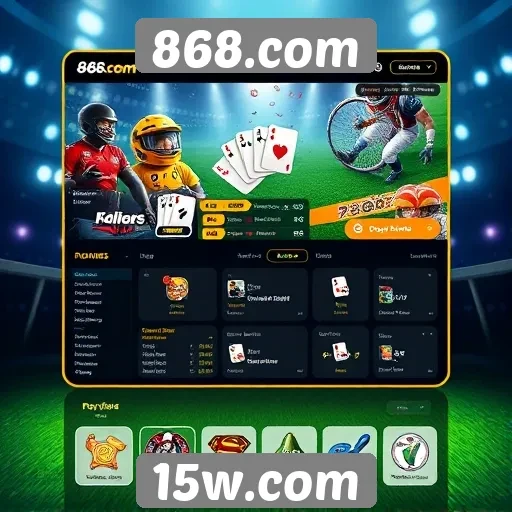 Exploração da interface do usuário no 868.com